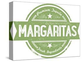 Premium Margaritas Cocktail Bar Menu Stamp-daveh900-Stretched Canvas