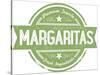 Premium Margaritas Cocktail Bar Menu Stamp-daveh900-Stretched Canvas