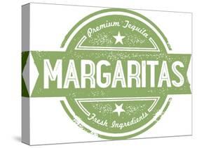 Premium Margaritas Cocktail Bar Menu Stamp-daveh900-Stretched Canvas