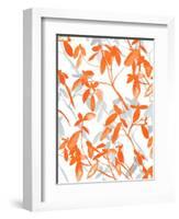 Premonition Orange-Jacqueline Maldonado-Framed Art Print