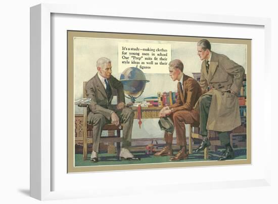 Prep Suits, Men's Fashion-null-Framed Art Print