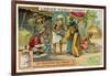 Preparation and Use of Palm Leaves as Paper in Ceylon-null-Framed Giclee Print