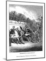 Preparation for a Roman Horse Race, 1843-J Jackson-Mounted Giclee Print