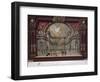 Preparation for Performance in Theatre at Palace of Versailles-null-Framed Giclee Print