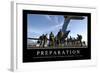 Preparation: Inspirational Quote and Motivational Poster-null-Framed Photographic Print