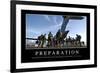 Preparation: Inspirational Quote and Motivational Poster-null-Framed Photographic Print