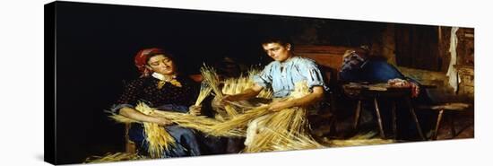 Preparation of Straw-Giovanni Muzzioli-Stretched Canvas