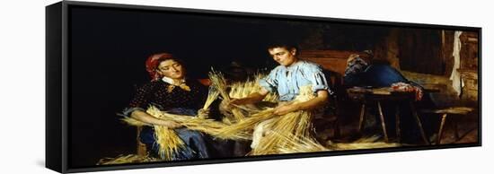 Preparation of Straw-Giovanni Muzzioli-Framed Stretched Canvas