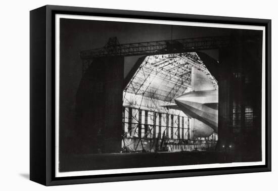 Preparations for a Night Flight, Zeppelin Lz 127 'Graf Zeppelin, 1933-null-Framed Stretched Canvas