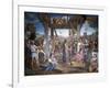 Preparations for Assault on Jerusalem, Fresco Cycle from Jerusalem Delivered-Friedrich Overbeck-Framed Giclee Print