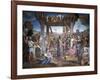 Preparations for Assault on Jerusalem, Fresco Cycle from Jerusalem Delivered-Friedrich Overbeck-Framed Giclee Print