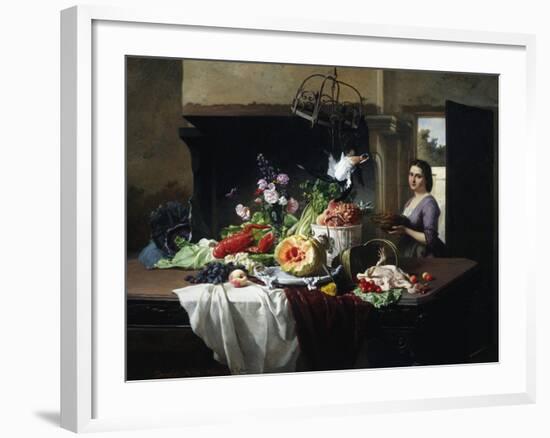 Preparations for Dinner-David Emil Joseph de Noter-Framed Giclee Print