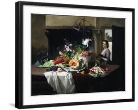 Preparations for Dinner-David Emil Joseph de Noter-Framed Giclee Print