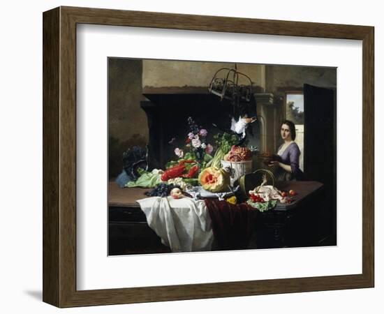 Preparations for Dinner-David Emil Joseph de Noter-Framed Giclee Print