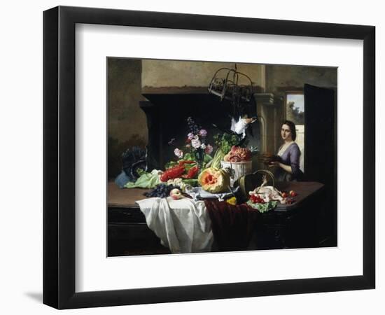 Preparations for Dinner-David Emil Joseph de Noter-Framed Giclee Print