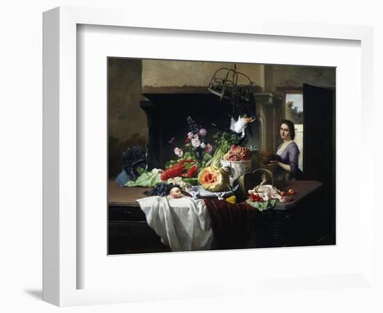 Preparations for Dinner-David Emil Joseph de Noter-Framed Giclee Print