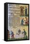Preparations for Passover, Miniature from Book of Sacred Texts, Painted by Leonardo Bellini-null-Framed Stretched Canvas