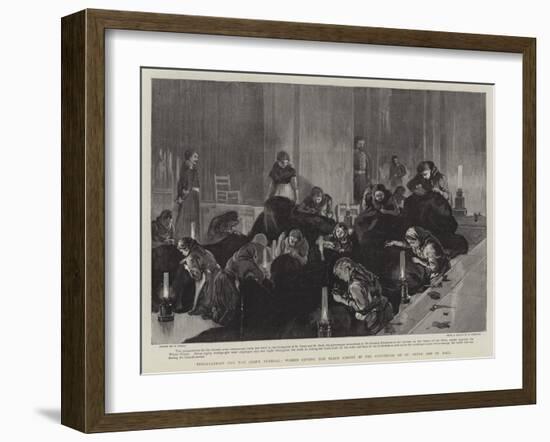 Preparations for the Czar's Funeral-William Small-Framed Giclee Print
