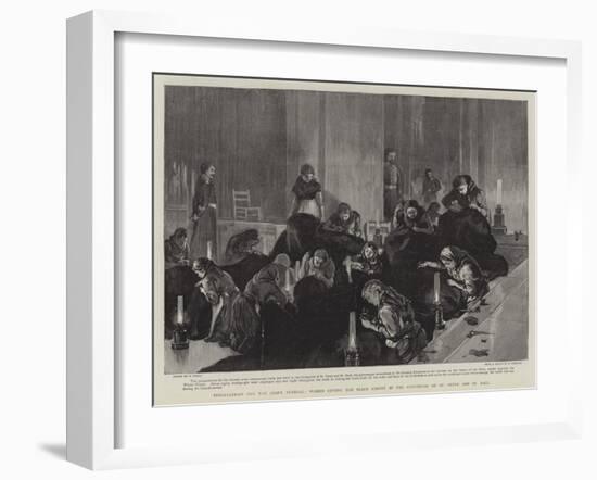 Preparations for the Czar's Funeral-William Small-Framed Giclee Print