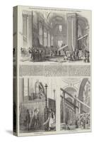 Preparations for the Funeral of the Duke of Wellington, in St Paul's Cathedral-null-Stretched Canvas