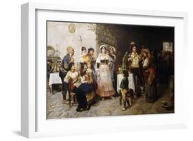 Preparations for the Wedding-Giacomo Mantegazza-Framed Giclee Print