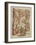 Preparatory Drawing For Plate Number VIII of the Carceri Al'Invenzione Series-Giovanni Battista Piranesi-Framed Giclee Print