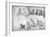 Preparatory Drawing For the Last Supper-Leonardo da Vinci-Framed Giclee Print