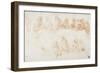 Preparatory Drawing for the Last Supper-Leonardo da Vinci-Framed Giclee Print