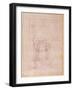 Preparatory Drawing for the Tomb of Pope Julius Ii (1453-1513) (Charcoal on Paper) (Verso)-Michelangelo Buonarroti-Framed Giclee Print