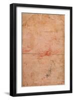 Preparatory Study for the Punishment of Haman-Michelangelo Buonarroti-Framed Giclee Print