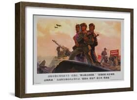 Prepare for an Air Invasion Chinese Cultural Revolution-null-Framed Giclee Print