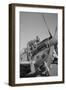 Preparing a Fighter-null-Framed Art Print