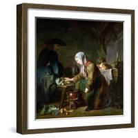 Preparing a Meal-Nicolas-bernard Lepicie-Framed Giclee Print