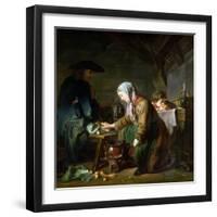 Preparing a Meal-Nicolas-bernard Lepicie-Framed Giclee Print