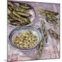 Preparing Broad Beans-Felicity House-Mounted Giclee Print