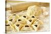 Preparing Cookies with Poppy Seed Filling  for Purim (Hamantaschen)-Elzbieta Sekowska-Stretched Canvas