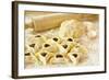 Preparing Cookies with Poppy Seed Filling  for Purim (Hamantaschen)-Elzbieta Sekowska-Framed Photographic Print