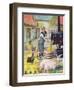 Preparing Food for the Animals in the Farmyard-null-Framed Giclee Print