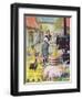 Preparing Food for the Animals in the Farmyard-null-Framed Giclee Print