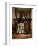 Preparing for a Walk-Samuel Baldwin-Framed Giclee Print