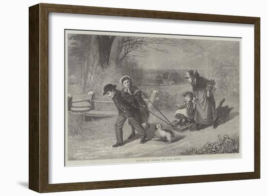 Preparing for Christmas Eve-Henry Garland-Framed Giclee Print