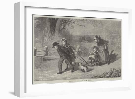 Preparing for Christmas Eve-Henry Garland-Framed Giclee Print