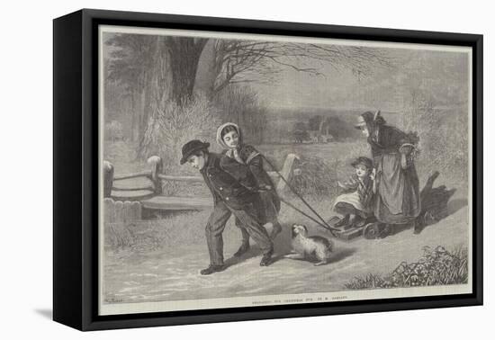 Preparing for Christmas Eve-Henry Garland-Framed Stretched Canvas