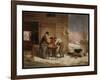 Preparing for Christmas (Plucking Turkeys), 1851 (Oil on Canvas)-Francis William Edmonds-Framed Giclee Print