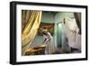 Preparing for Coffee Ceremony, Abi-Adi, Tigre Region, Ethiopia, Africa-Bruno Barbier-Framed Photographic Print