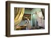 Preparing for Coffee Ceremony, Abi-Adi, Tigre Region, Ethiopia, Africa-Bruno Barbier-Framed Premium Photographic Print