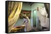 Preparing for Coffee Ceremony, Abi-Adi, Tigre Region, Ethiopia, Africa-Bruno Barbier-Framed Stretched Canvas