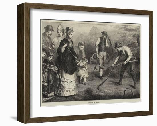 Preparing for Croquet-Edward Hughes-Framed Giclee Print