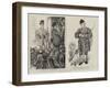 Preparing for Jubilee Day, Sketches at the Royal Stables, Buckingham Palace-Charles Paul Renouard-Framed Giclee Print