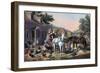 Preparing for Market, 1856-Currier & Ives-Framed Giclee Print